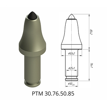 掘进机截齿PTM 30.76.50.85