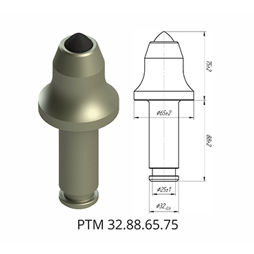 掘进机截齿PTM 32.88.65.75